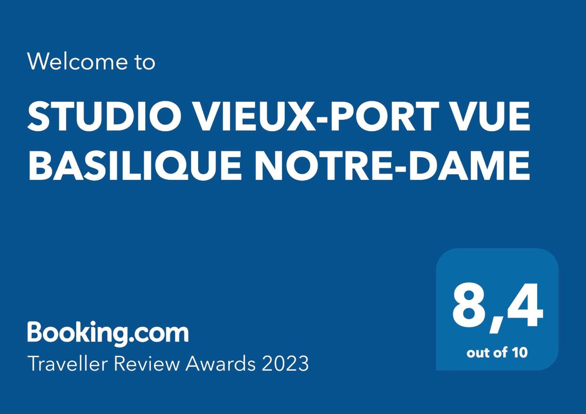 Studio Vieux-Port Vue Basilique Notre-Dame Марсель Екстер'єр фото